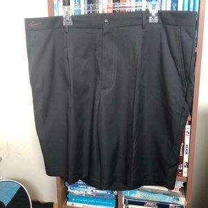 Greg Norman Golf Shorts Soft Black  Sz 42